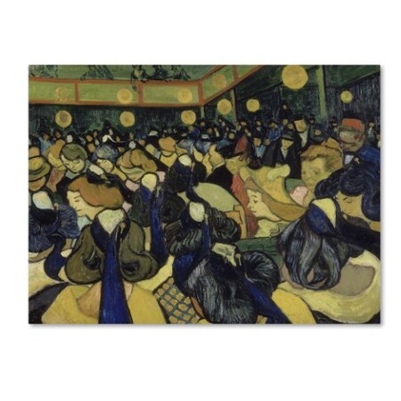 Trademark Fine Art Van Gogh 'The Dance Hall In Arles' Canvas Art, 14x19 AA00919-C1419GG